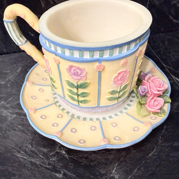 A. RICHESCO CORPORATION Floral Teapot Votive Candle Holder - Picture 14 of 15